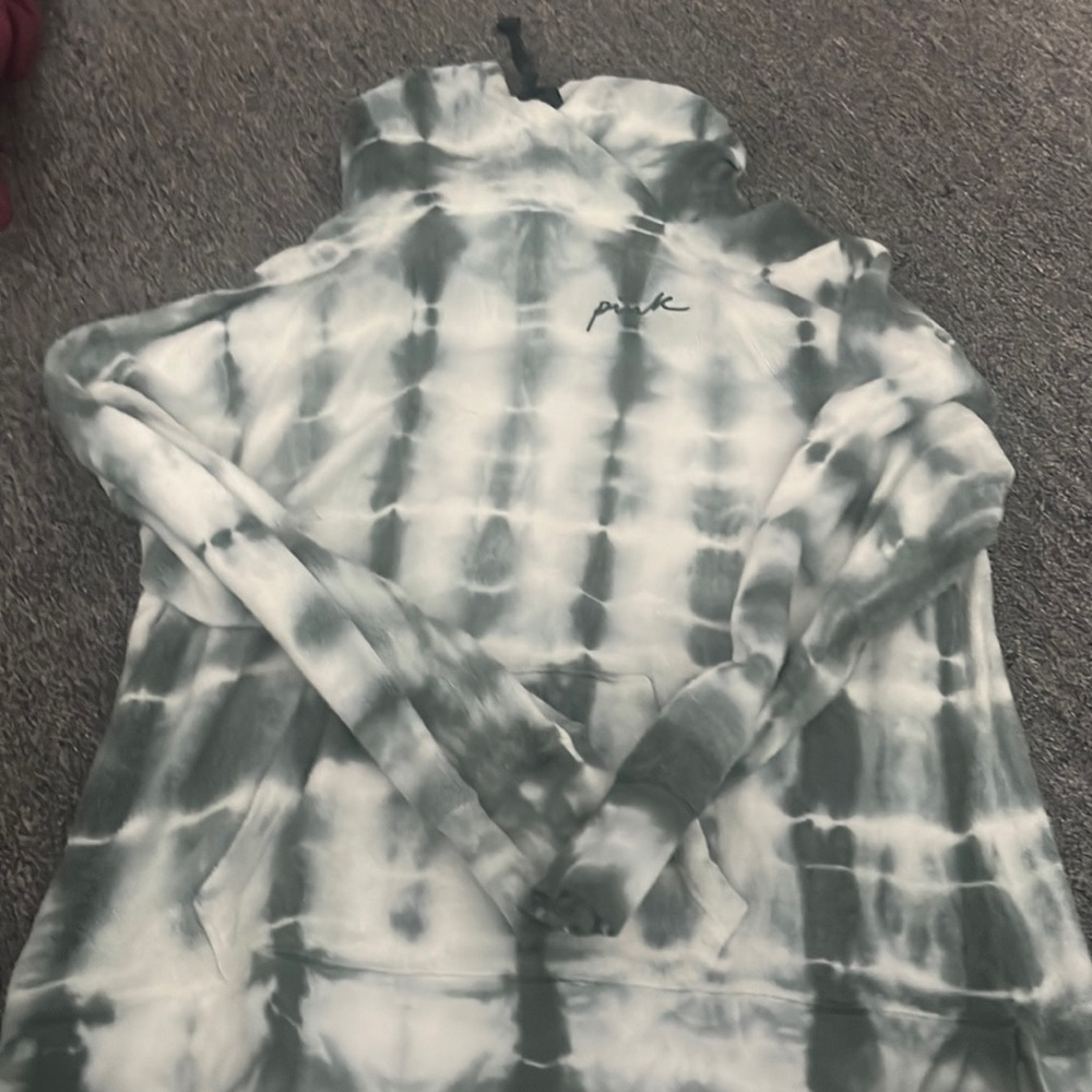 PINK tie dye hoodie